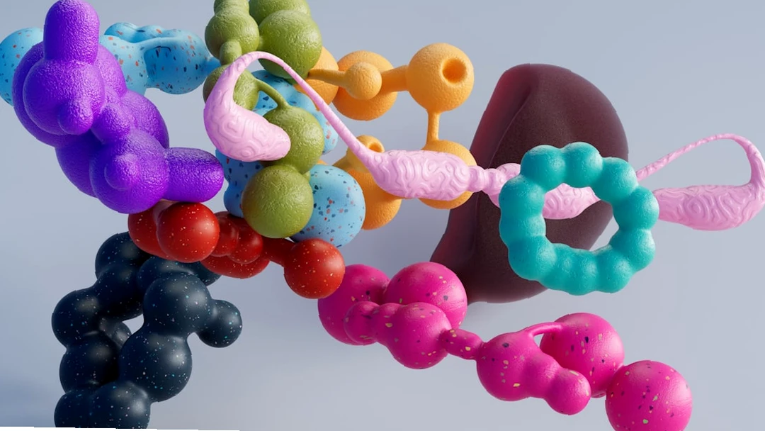 비오틴과 콜라겐이 함께 있는 모습, 비오틴콜라겐 설명 이미지